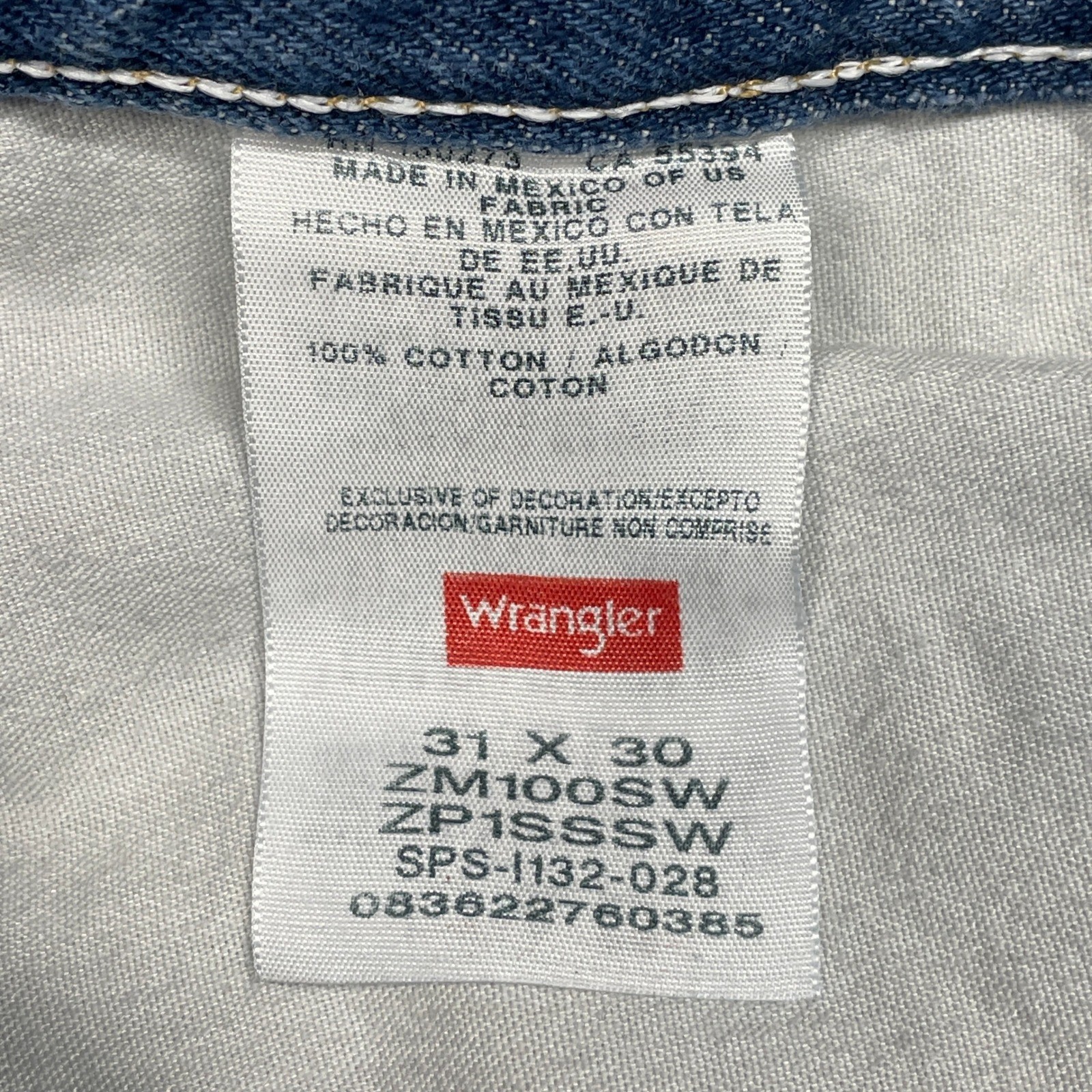 Wrangler Authentics Jeans Mens 31×30 Blue Relaxed Straight Leg Denim