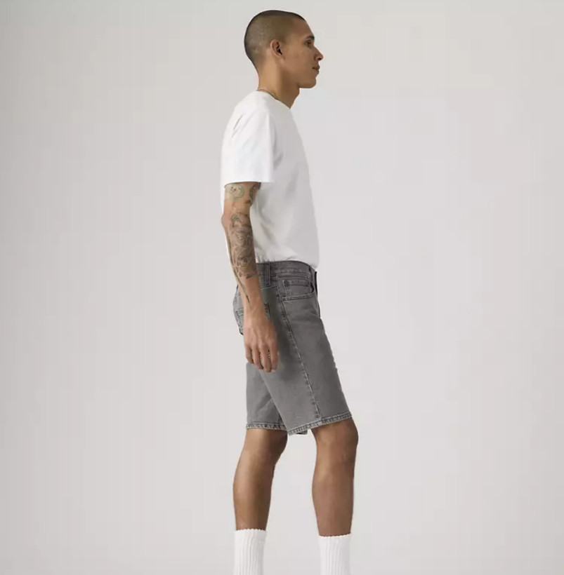 Levi’s 405 Standard 10″ Men’s Shorts, Greyscale – Grey