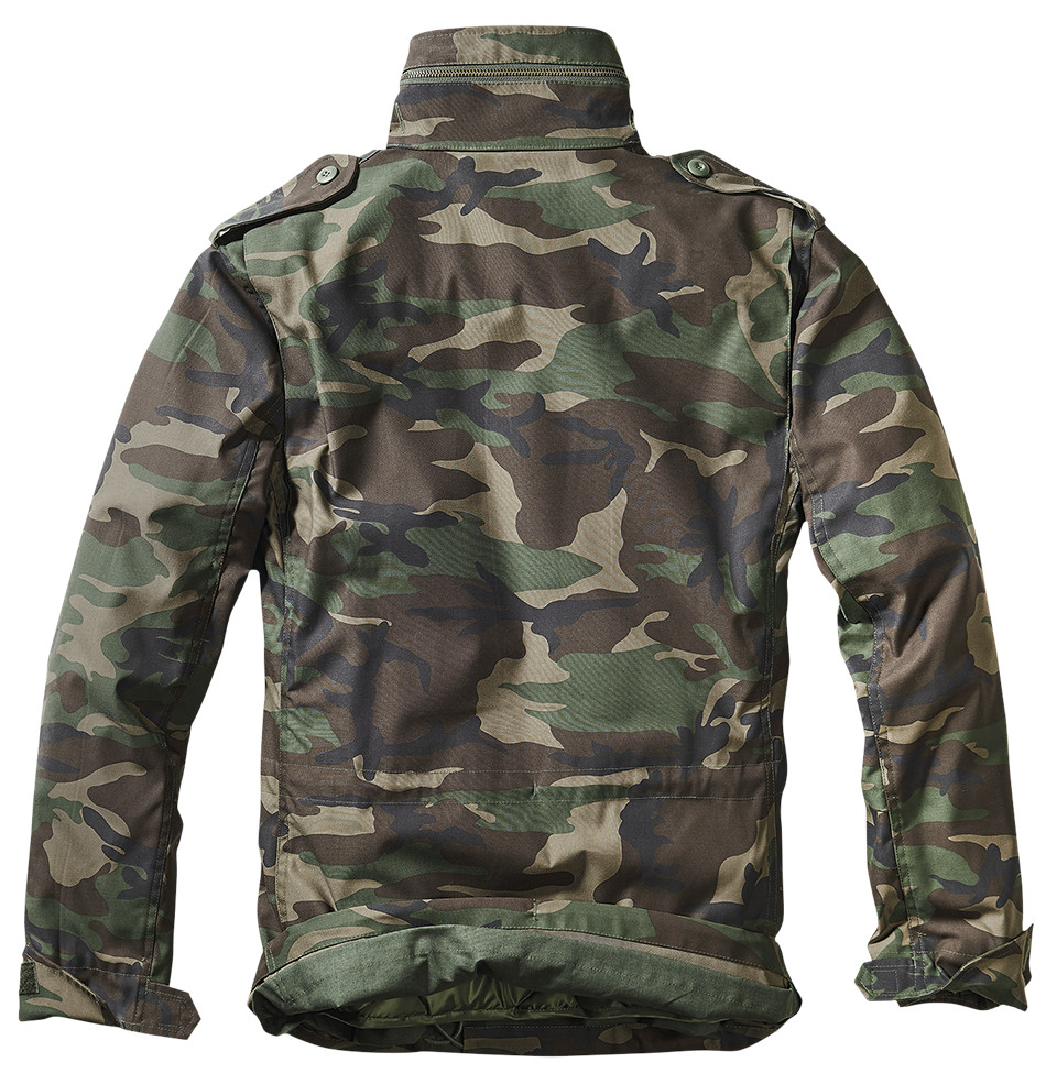 BRANDIT M-65 STYLE FIELD JACKET, Woodland Camo