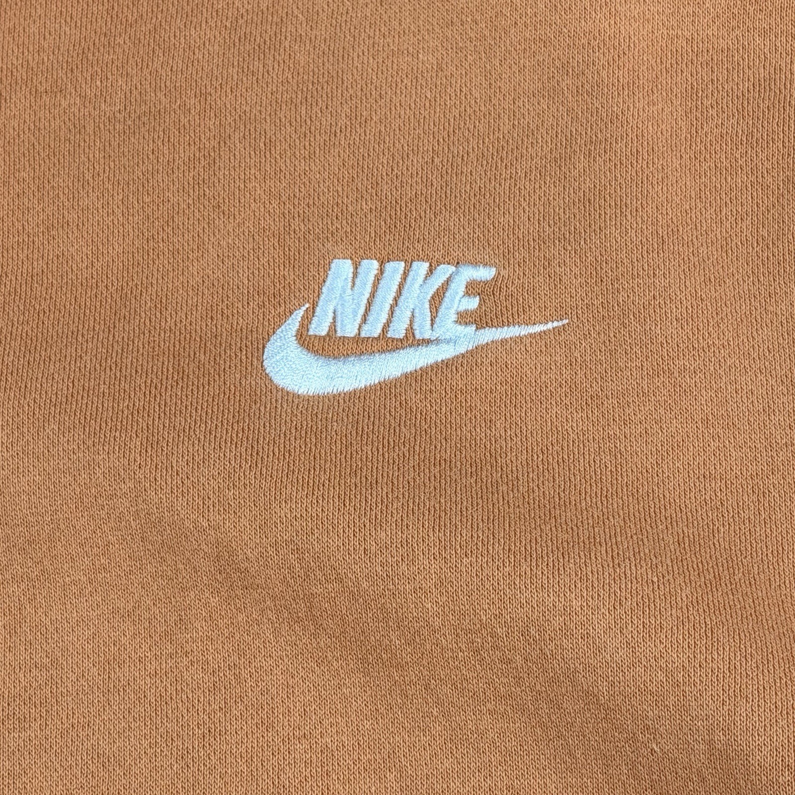 Nike Sportswear Club Fleece Pullover Hoodie Orange Adult XL Excellent