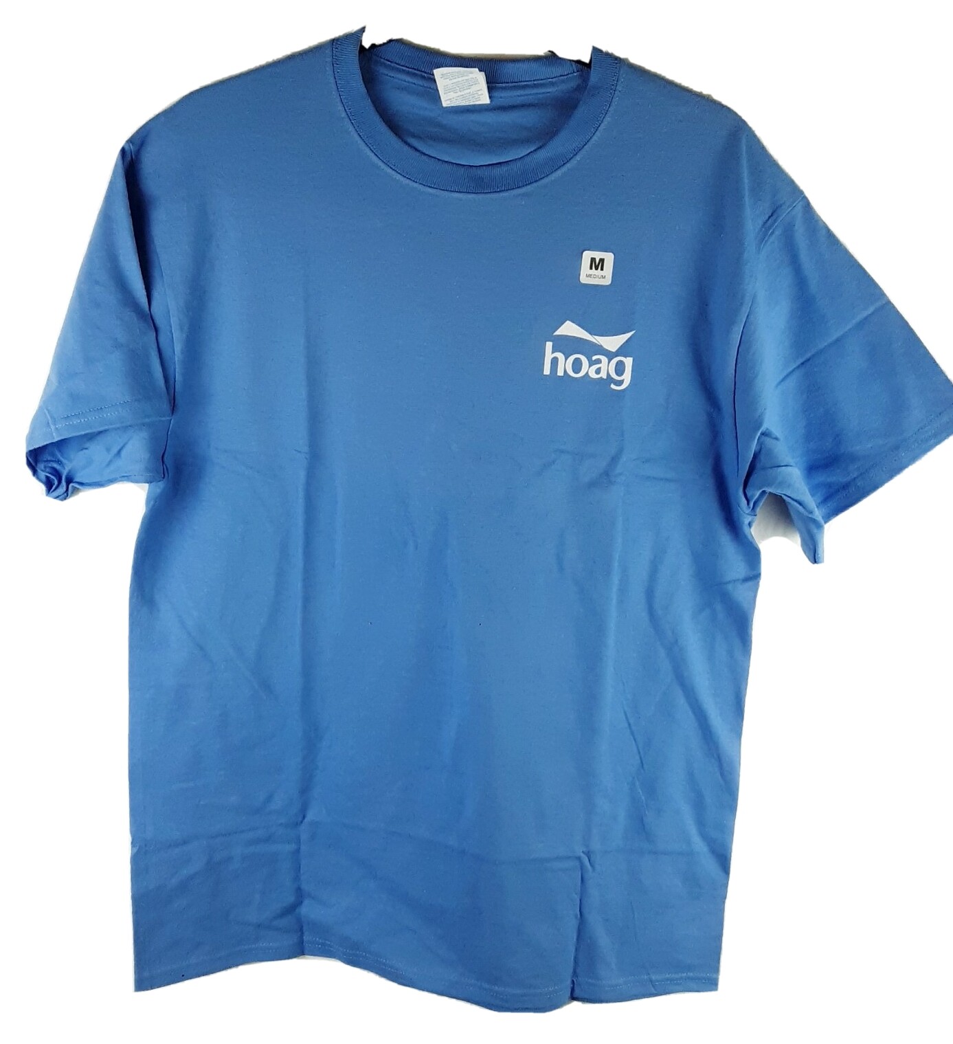 Hoag Hospital Employee Adult mens Shirt Size Medium Blue Uniform
