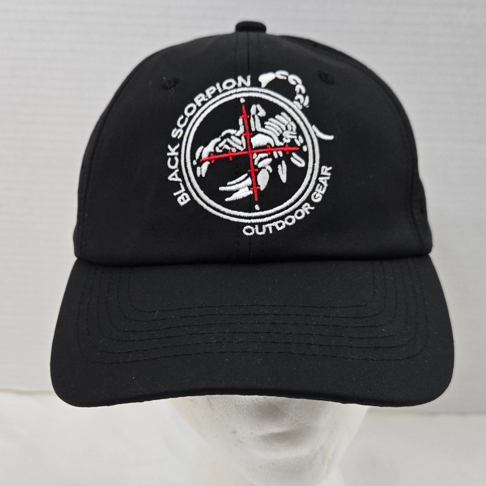 Black Scorpion Outdoor Gear Hat Black Tactical Shooting Sports Vented Mesh IPSC