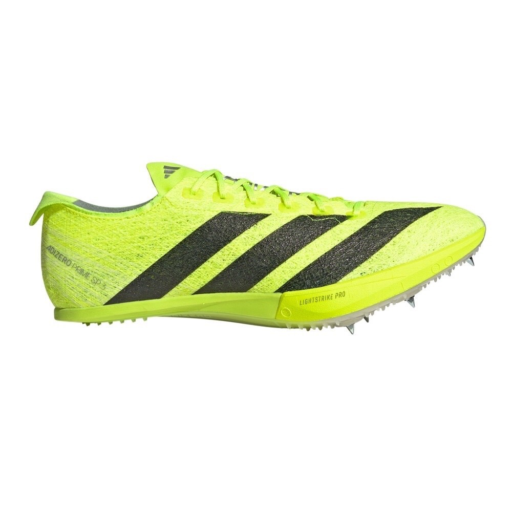 new women’s 9.5 Adidas Adizero prime SP 3 strung track spikes lucid lemon IH5800