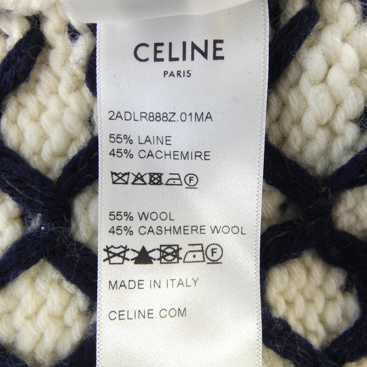 Authentic Celine CELINE 2ADLR888Z Knit #230-000-484-9901