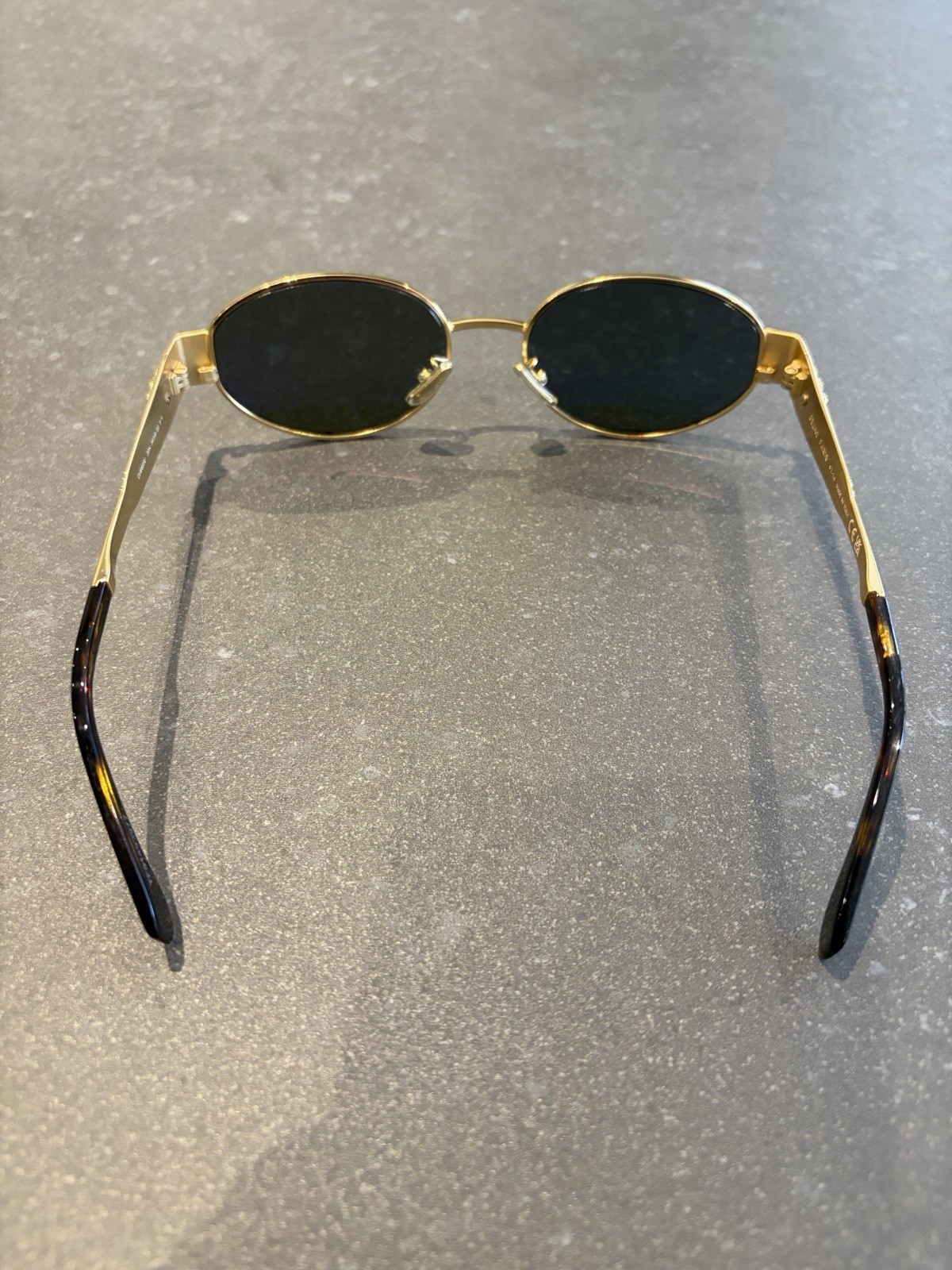 Celine Triomphe GoldSunglasses Case Included