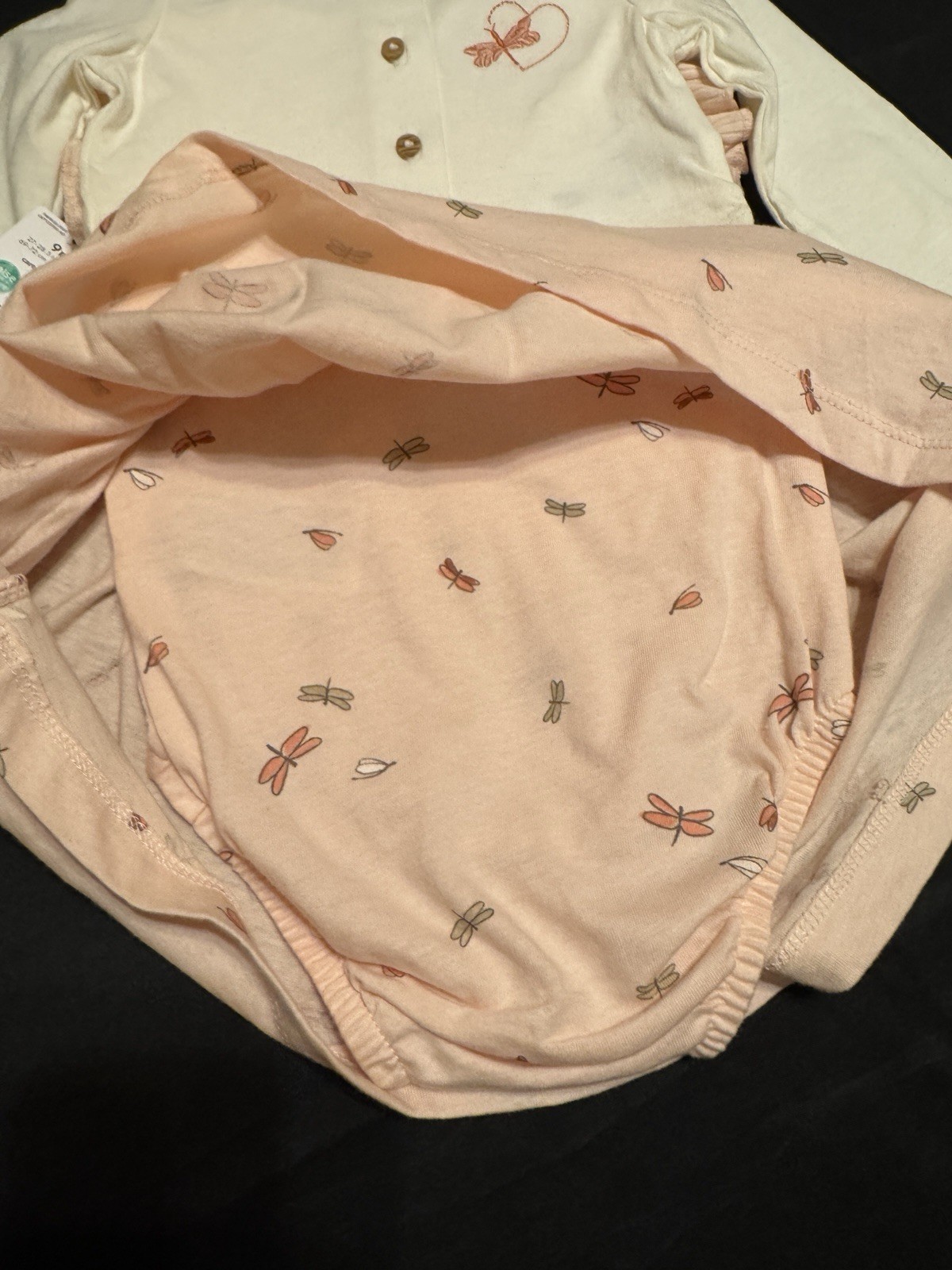 NWT Carter’s Baby 2-Piece BodysuitDress & Cardigan Set 9 Months