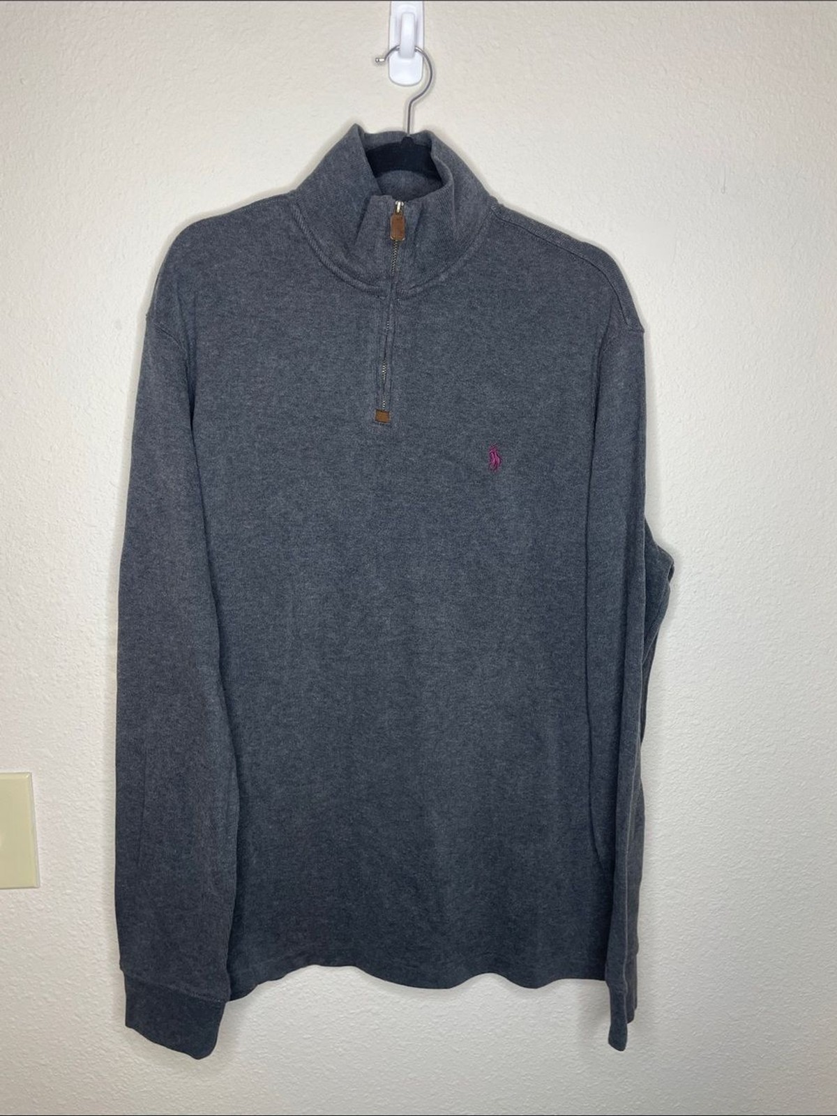 Polo Ralph Lauren Men’s French Rib Half-Zip Pullover Size XL NWT
