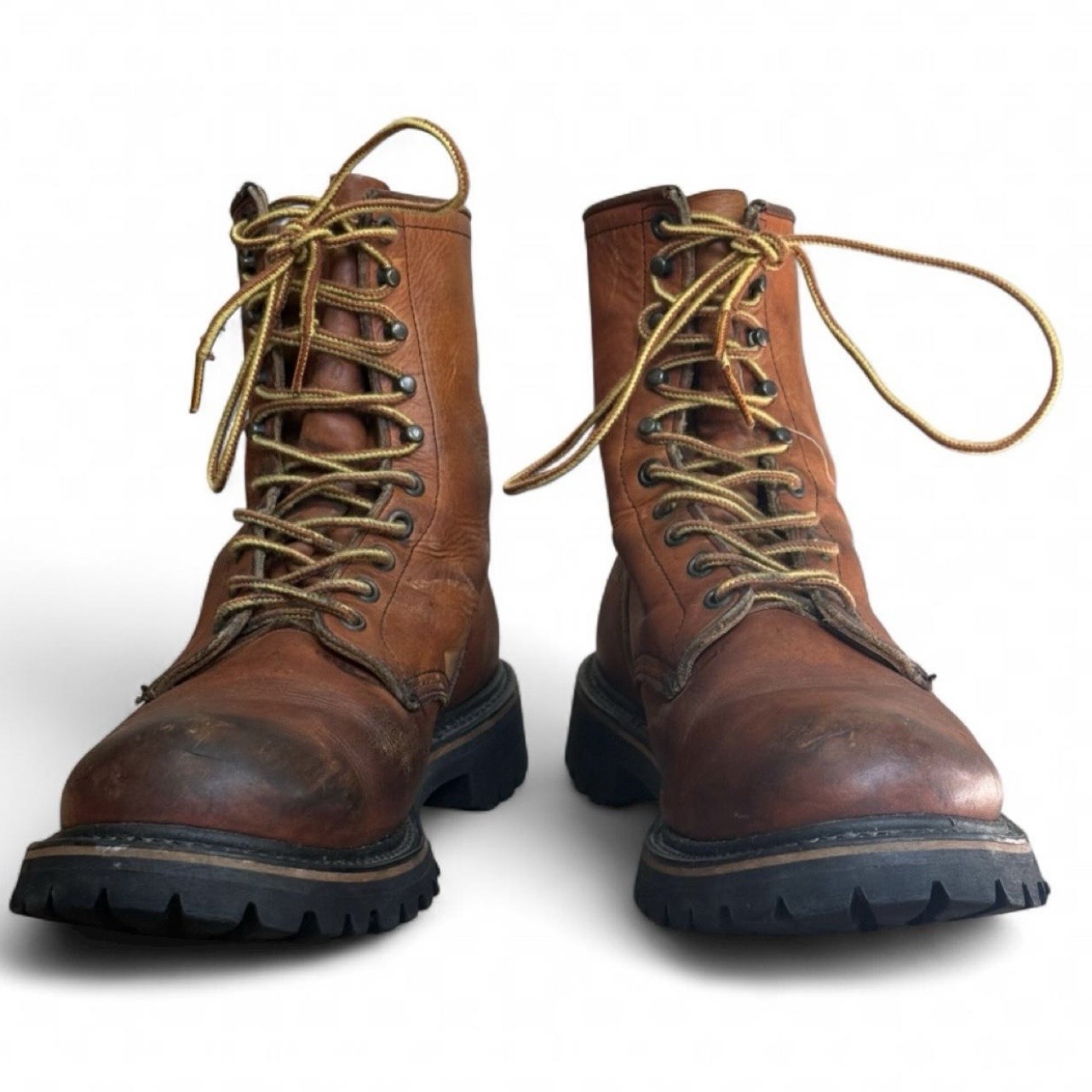 Red Wing Shoes Men’s Brown Leather Lace-Up Ankle Logger Boots Irish Settler 10D