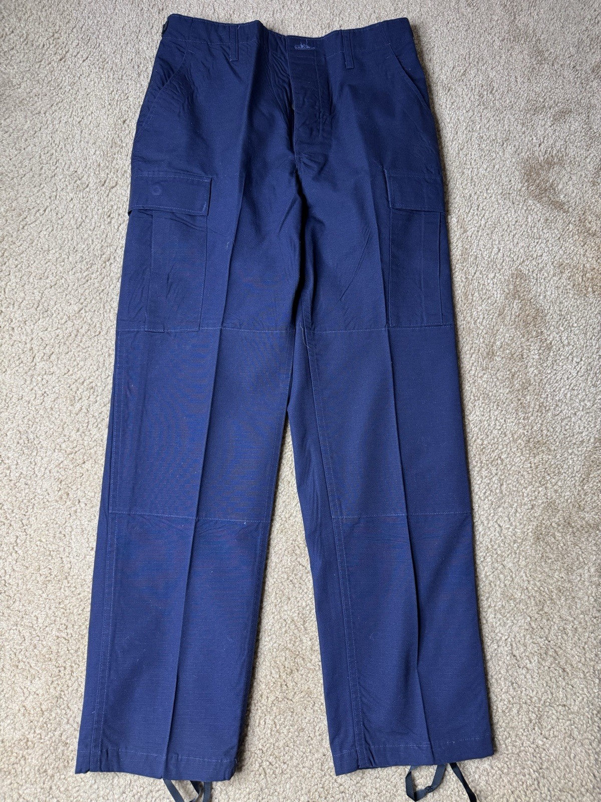 Propper Men’s Ripstop Cargo Pants Blue Military Polyester Cotton Small Regular