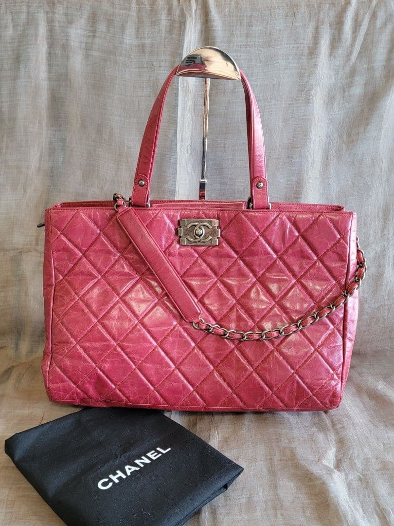 CHANEL Boy CHANEL 3-way Shoulder Tote Bag #QY1B4D
