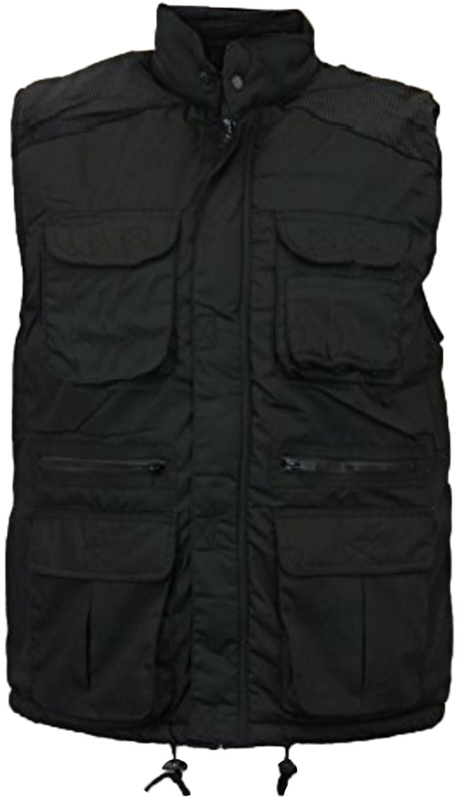 Black Bodywarmer Workguard Padded Gilet Body Warmer Multi Pocket Jacket