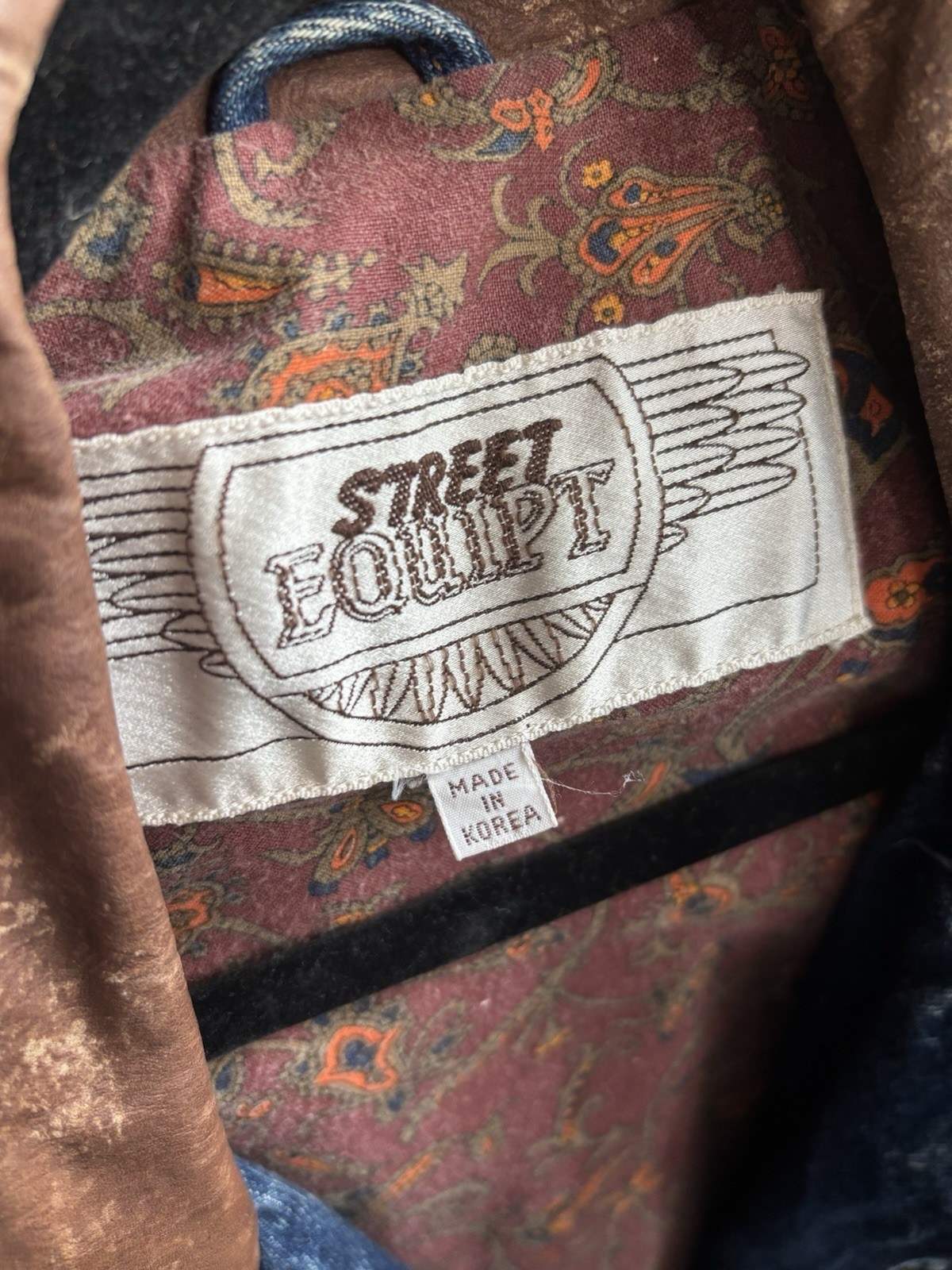 Street Equipt Denim and Leather M Jacket 1980s