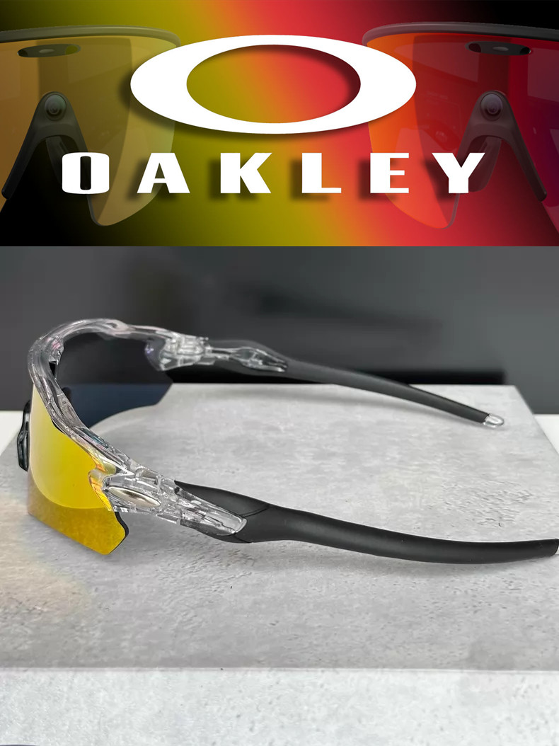 Oakley Radar Ev Path Sport Sunglasses OO9208 Clear Frame Ruby Lenses