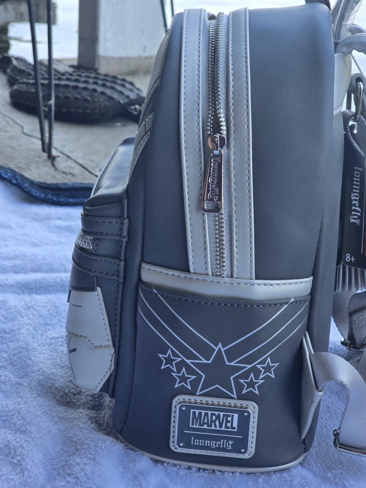 Loungefly Marvel Light Up War Machine Iron Man Cosplay Mini Backpack NWT