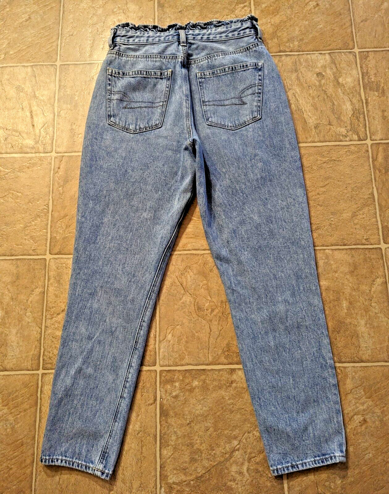American Eagle sz 2 Mom Jeans cotton polyester blend blue 1998