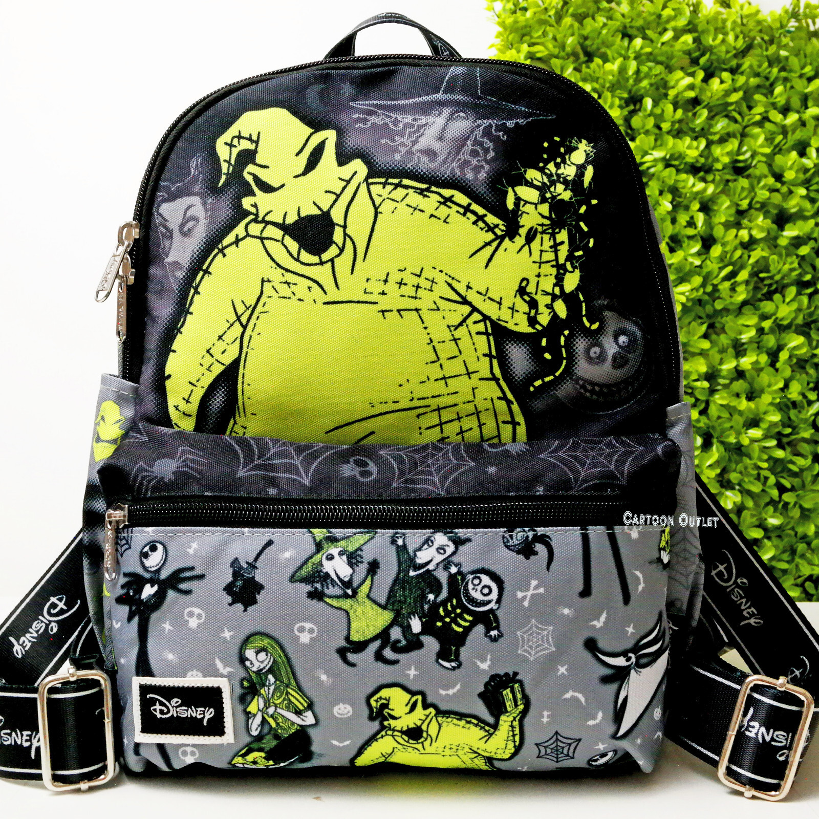 Disney Oogie Boogie Mini Backpack lady Purse 13″ Bag Nightmare Before Christmas