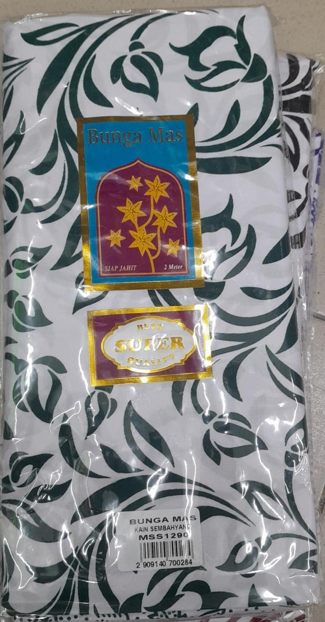 10pcs 2m NEW Malay Batik Sarong for Prayer – Ready Sewn, Random Colors & Designs