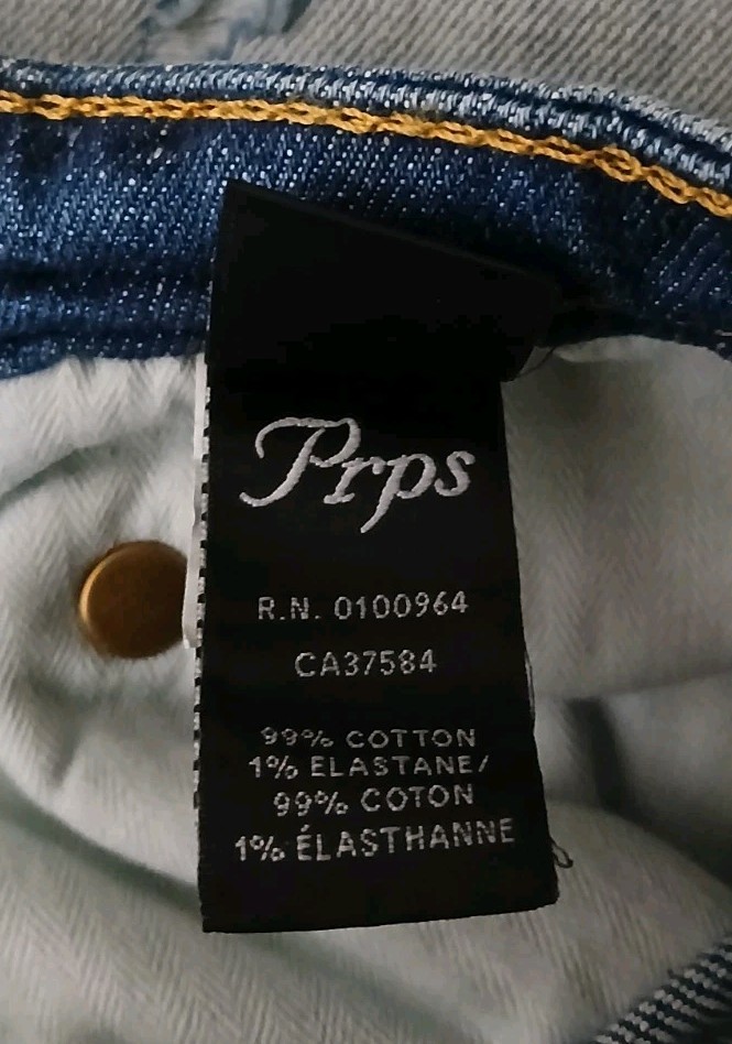PRPS Jeans Size 30 Micaiah Skinny Distressed Paint Splatter 33.5″ Inseam NWT