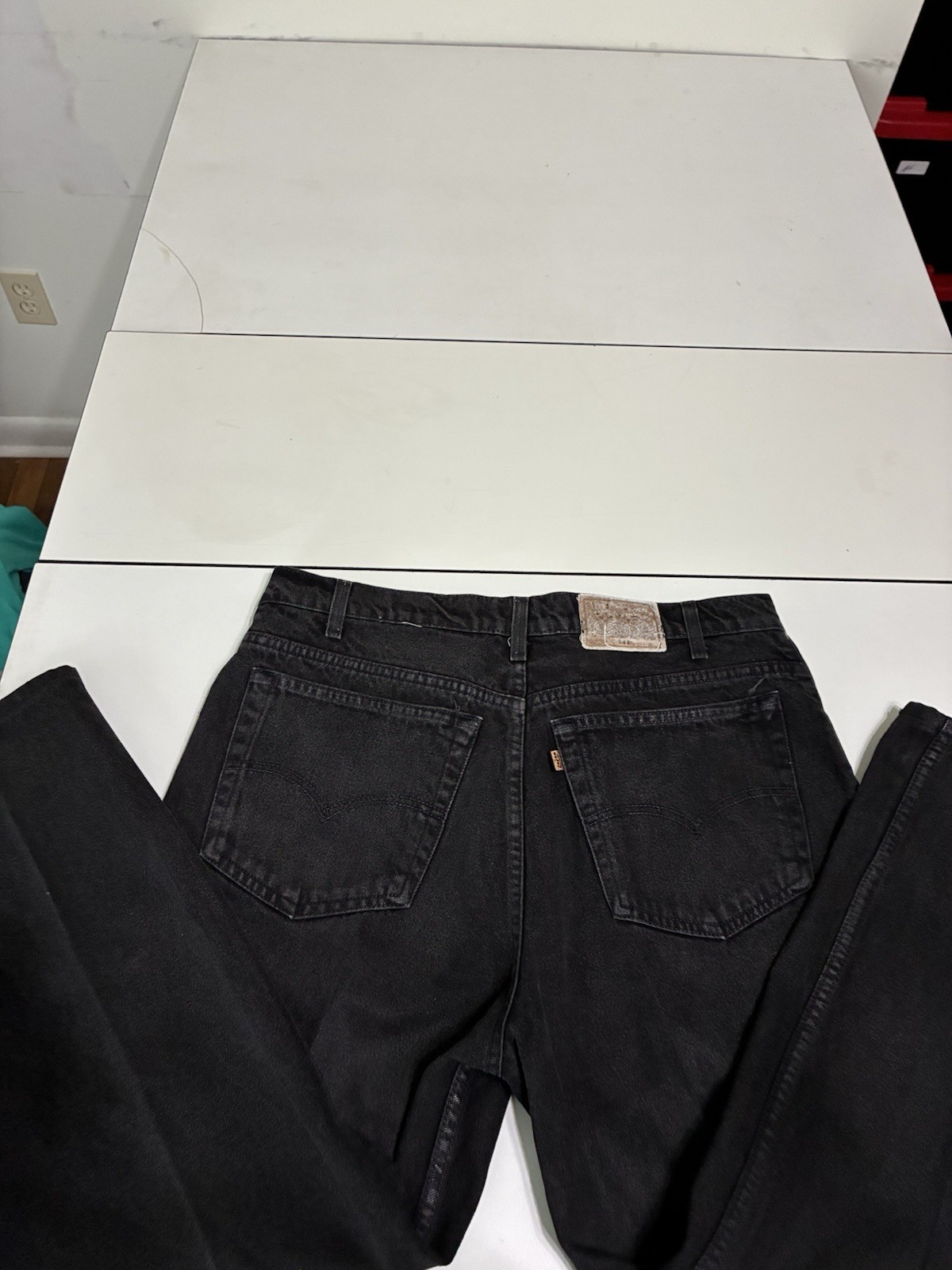 Levi’s 540 Jeans 38×30 Black Relaxed Fit Signature Series Denim Skater Baggy 90s
