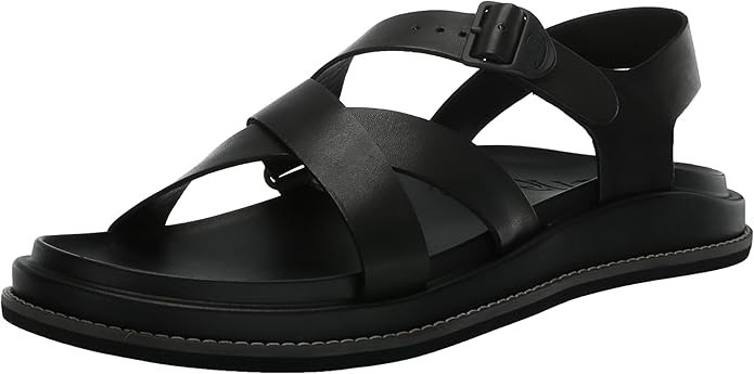 Chaco Women’s Townes Sandal Full Grain Leather Buckle Comfort Lightweight Black