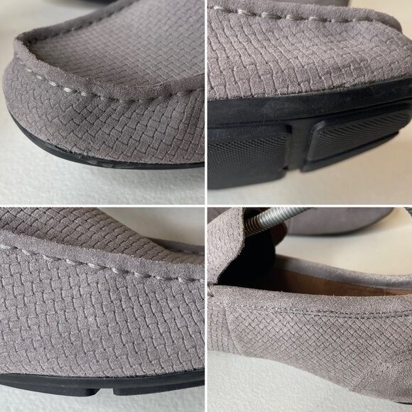 Alfani Kendric Men’s Textured Driving Loafer Shoes Size 10