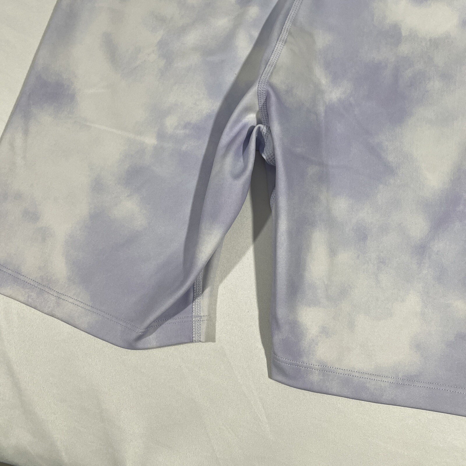 NWT $55 Nike [ Small ] One Icon Clash Bike Shorts in Light Thistle/ White #T985