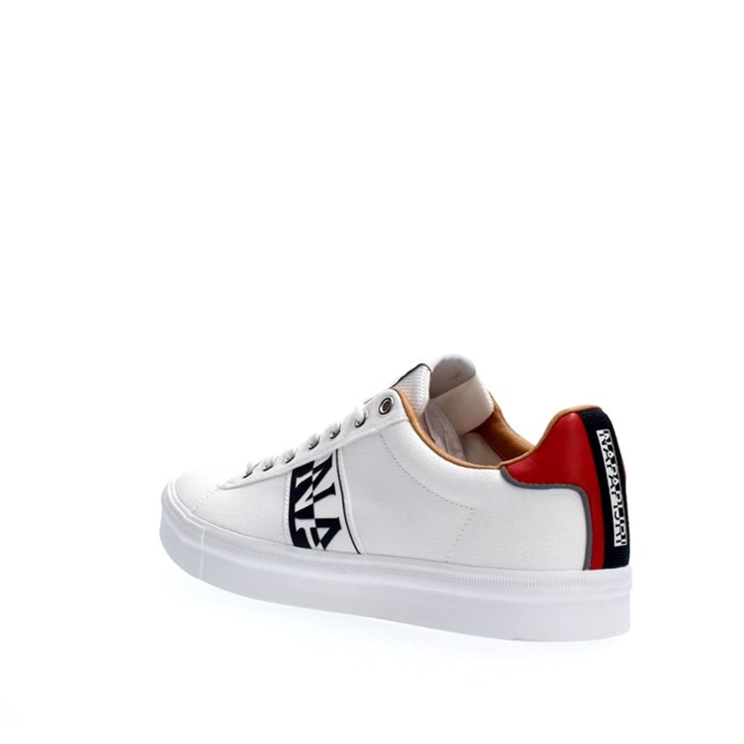 Bianco Polyester Men Sneaker