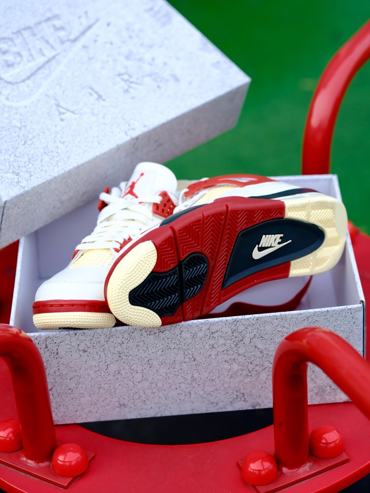 Nigel Sylvester x Air Jordan 4 Retro OG SP ‘Brick After Brick’ Sneakers Shoes Me