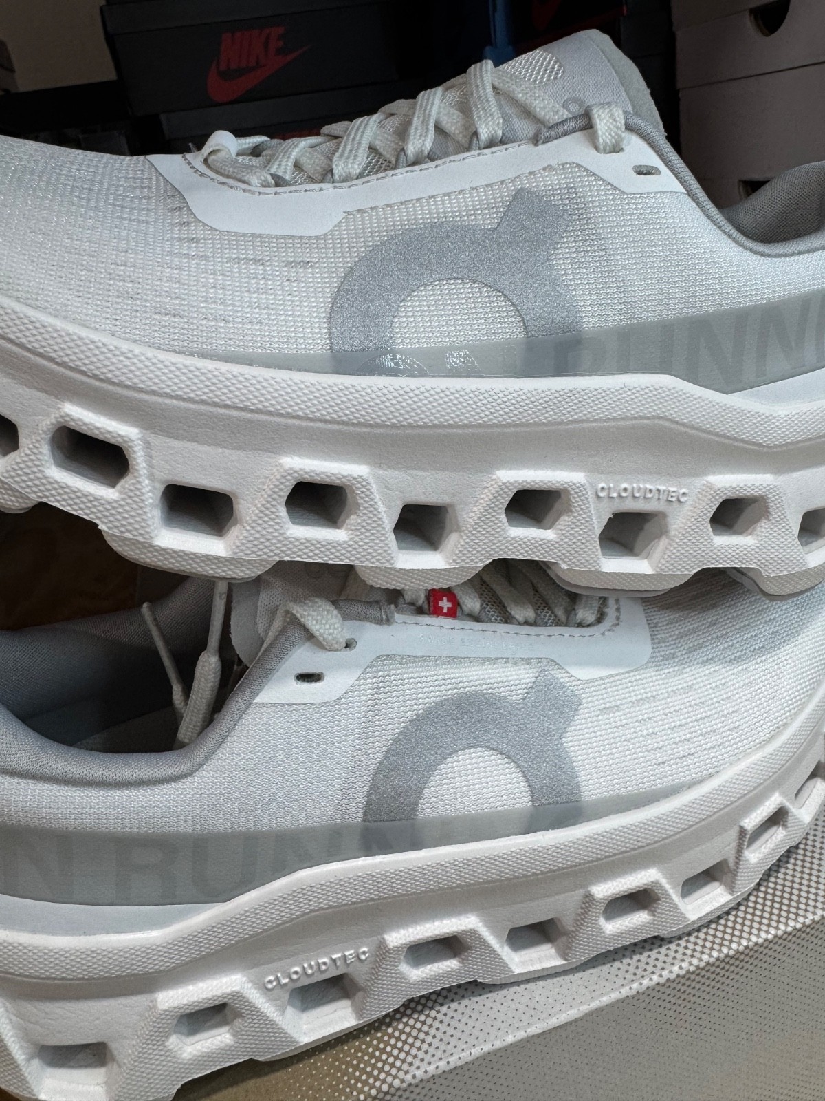 ON Running Wmns Cloudmonster 1 ‘White White’ 3WF30481200 BRAND NEW WOMENS SZ