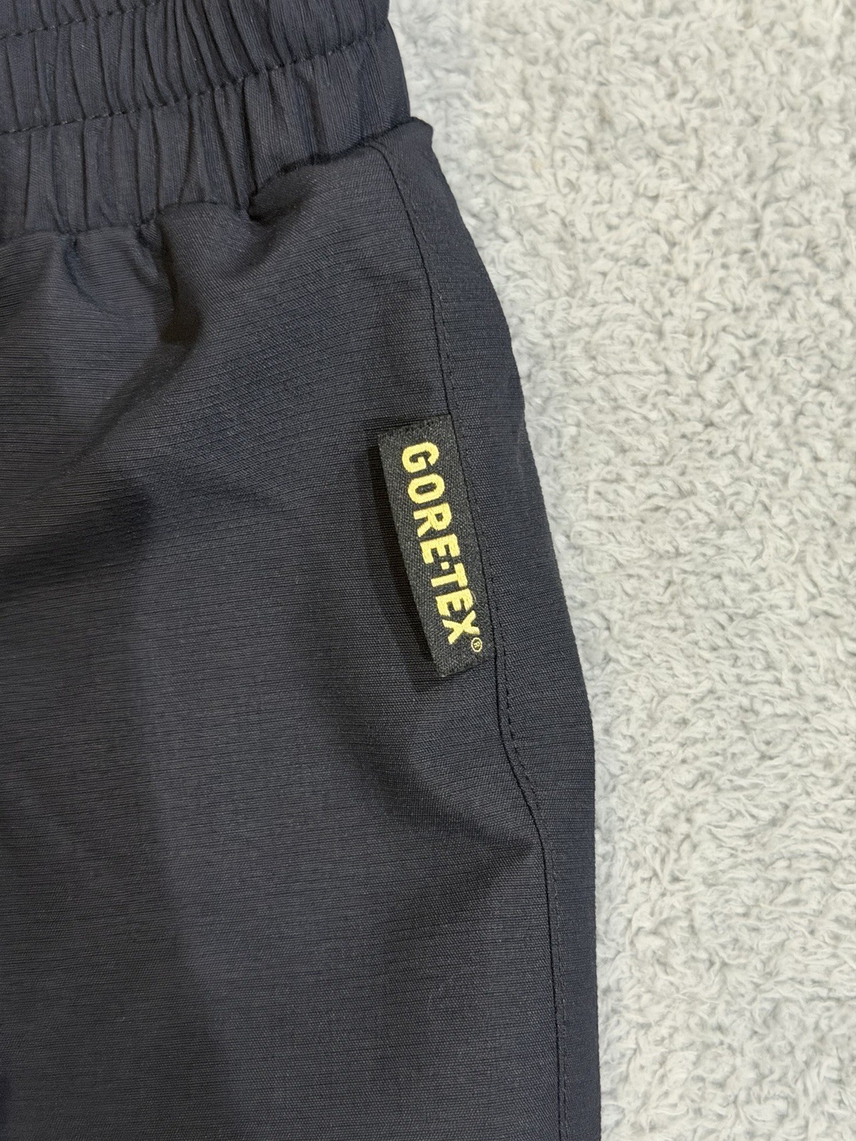 Cabelas EXV Gore-Tex Rainwear Pants Men’s M Regular Black Nylon Elastic Waist