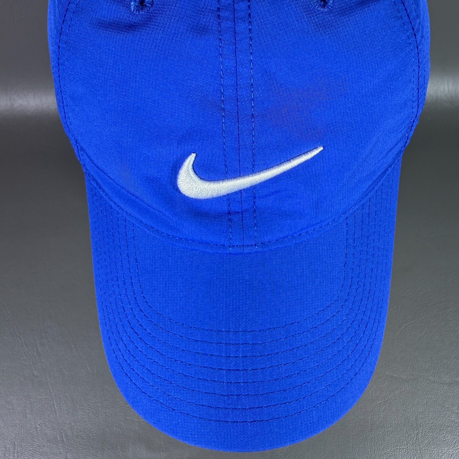 Nike Legacy91 Hat Dri-Fit Blue Hook & Loop Strap Running Golf Tennis Lightweight