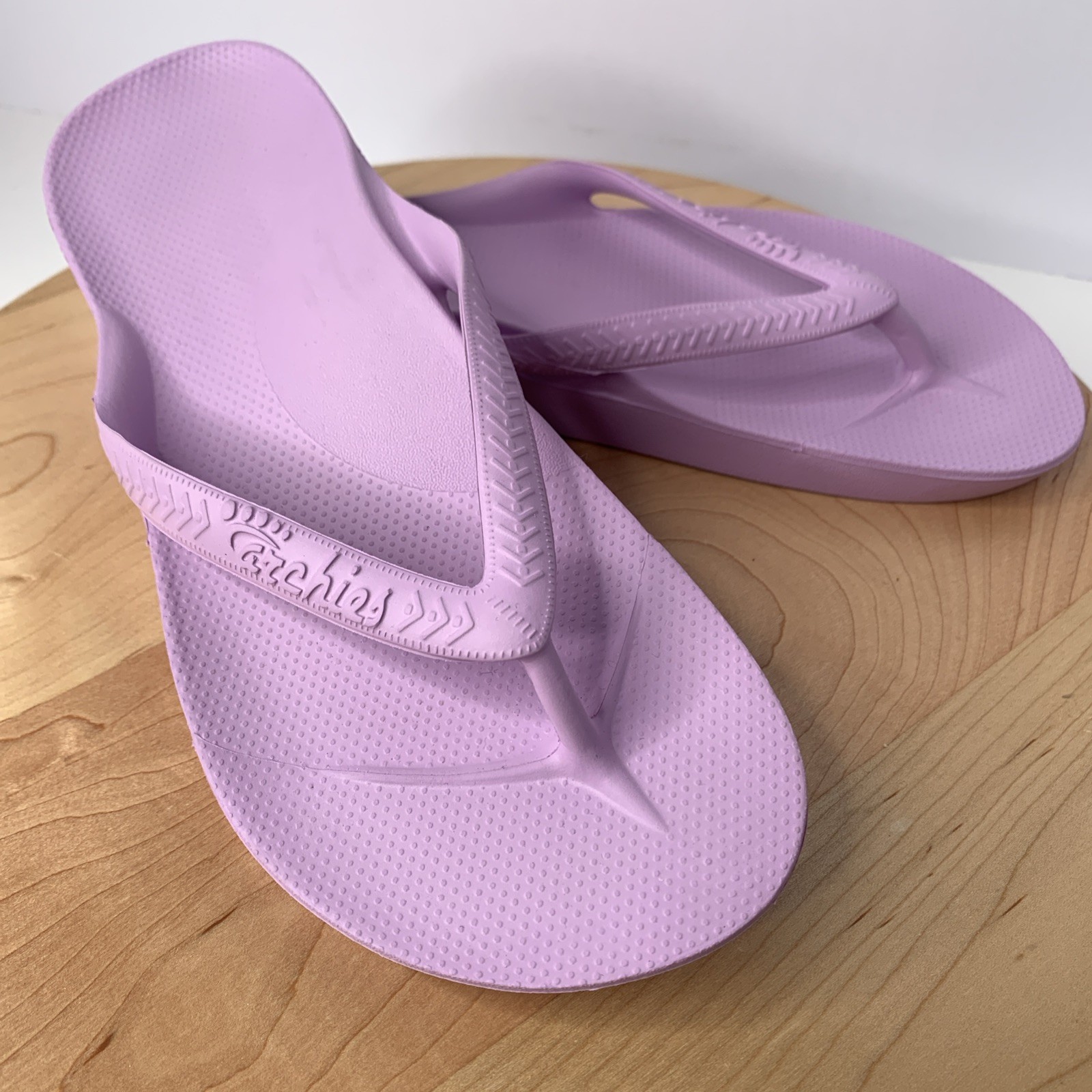 Archie’s Comfort Flip Flops Lilac New Women’s Size 8 Arch Support