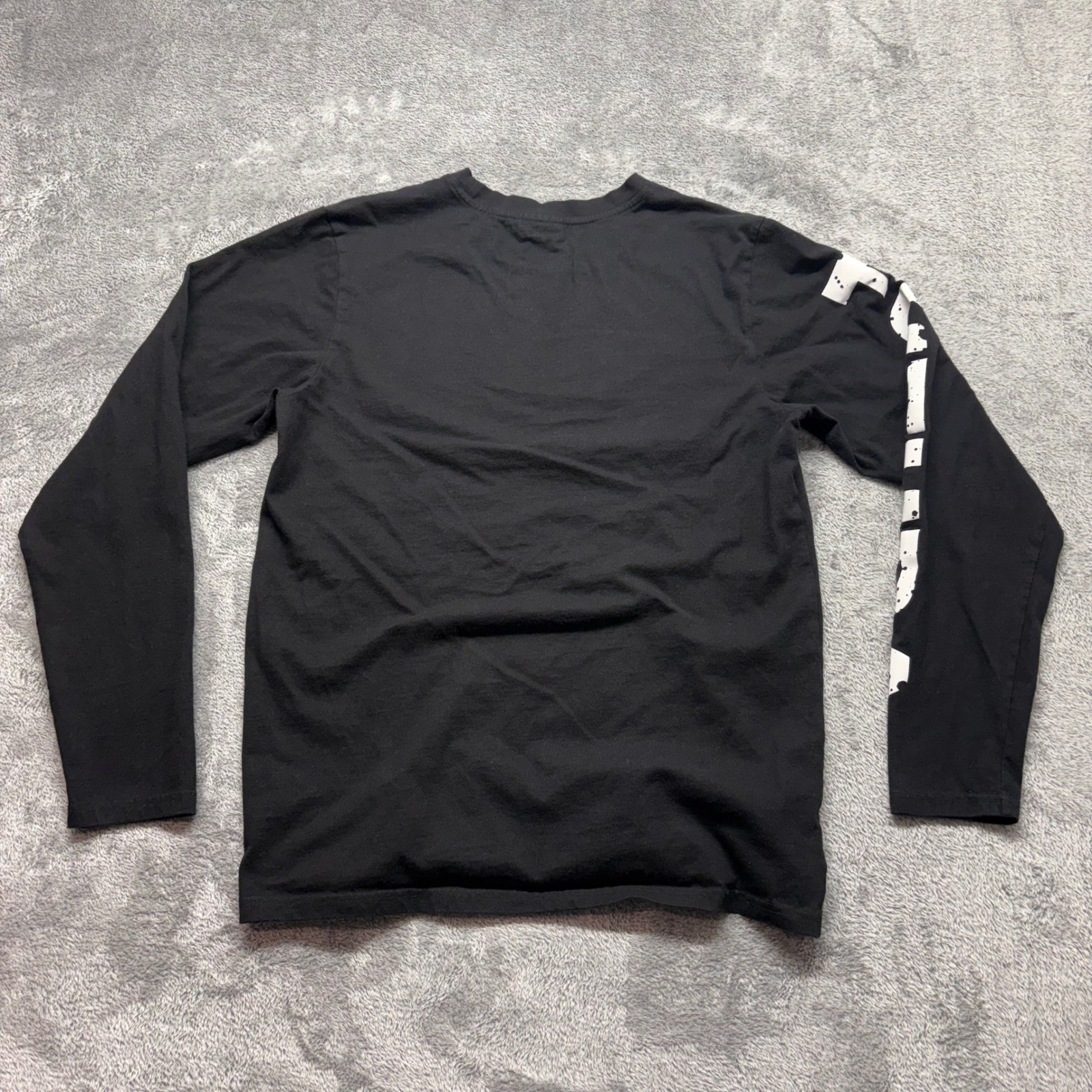 Futura Laboratories Long Sleeve Shirt Mens L Black Good Graphic Logo FL Tee