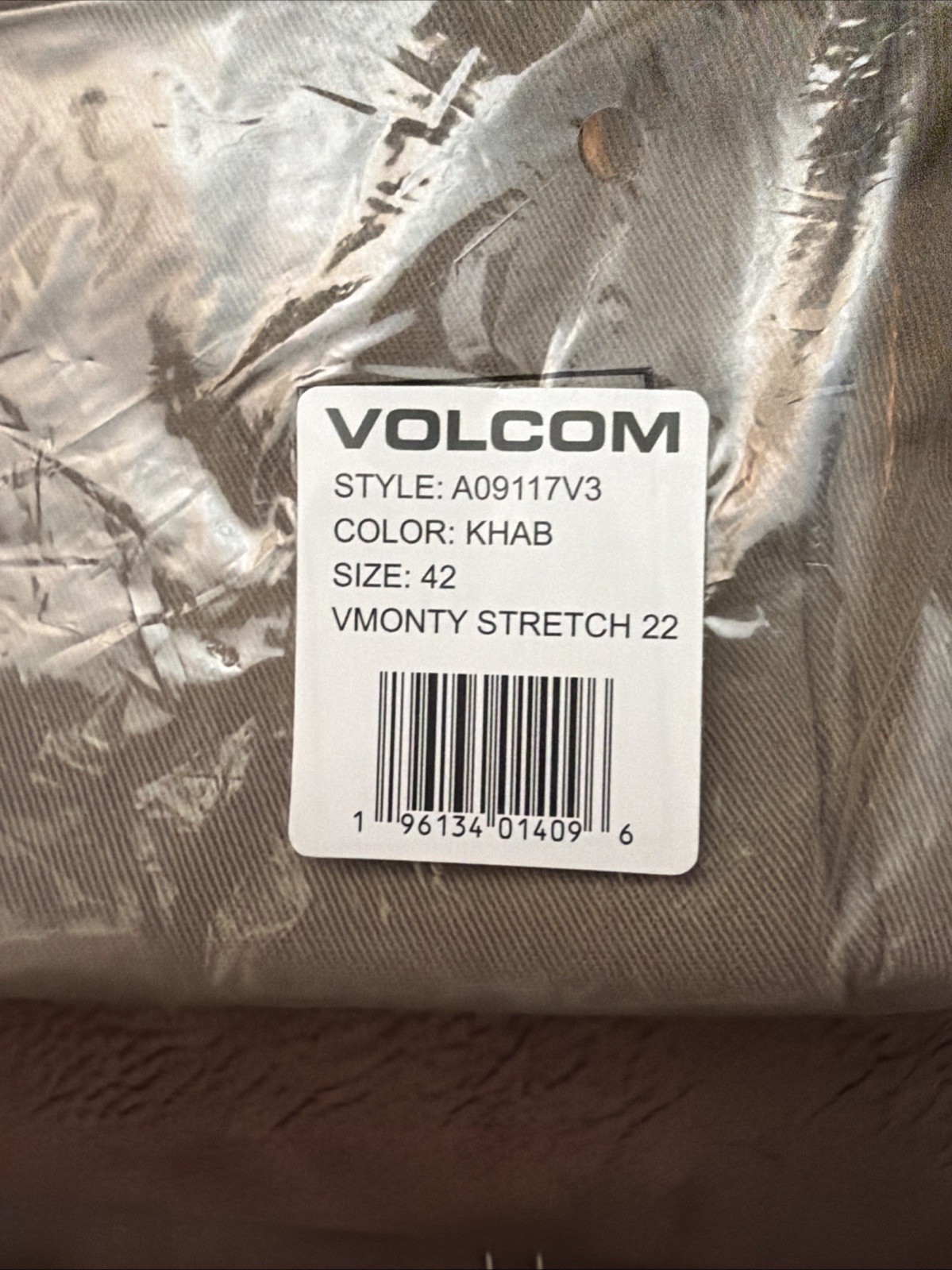 Volcom V Monty Shorts 42 Tan Beige