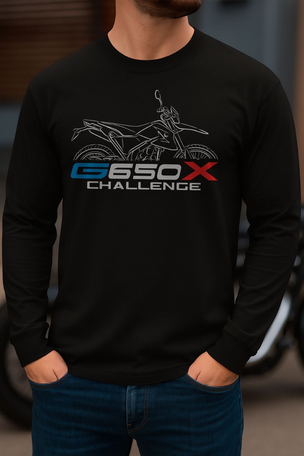 BMW G650 Xchallenge T-Shirt, BMW Motorcycle Tee Shirt for Riders