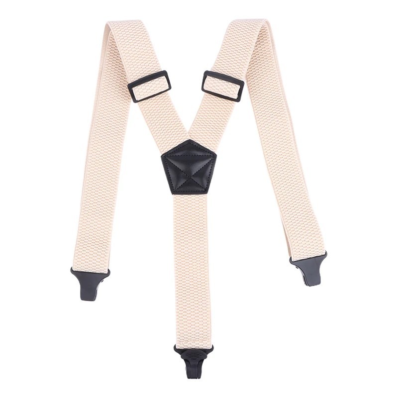 Buyless Fashion Heavy Duty Suspender Men Women Adjustable Straps X Back Elastic