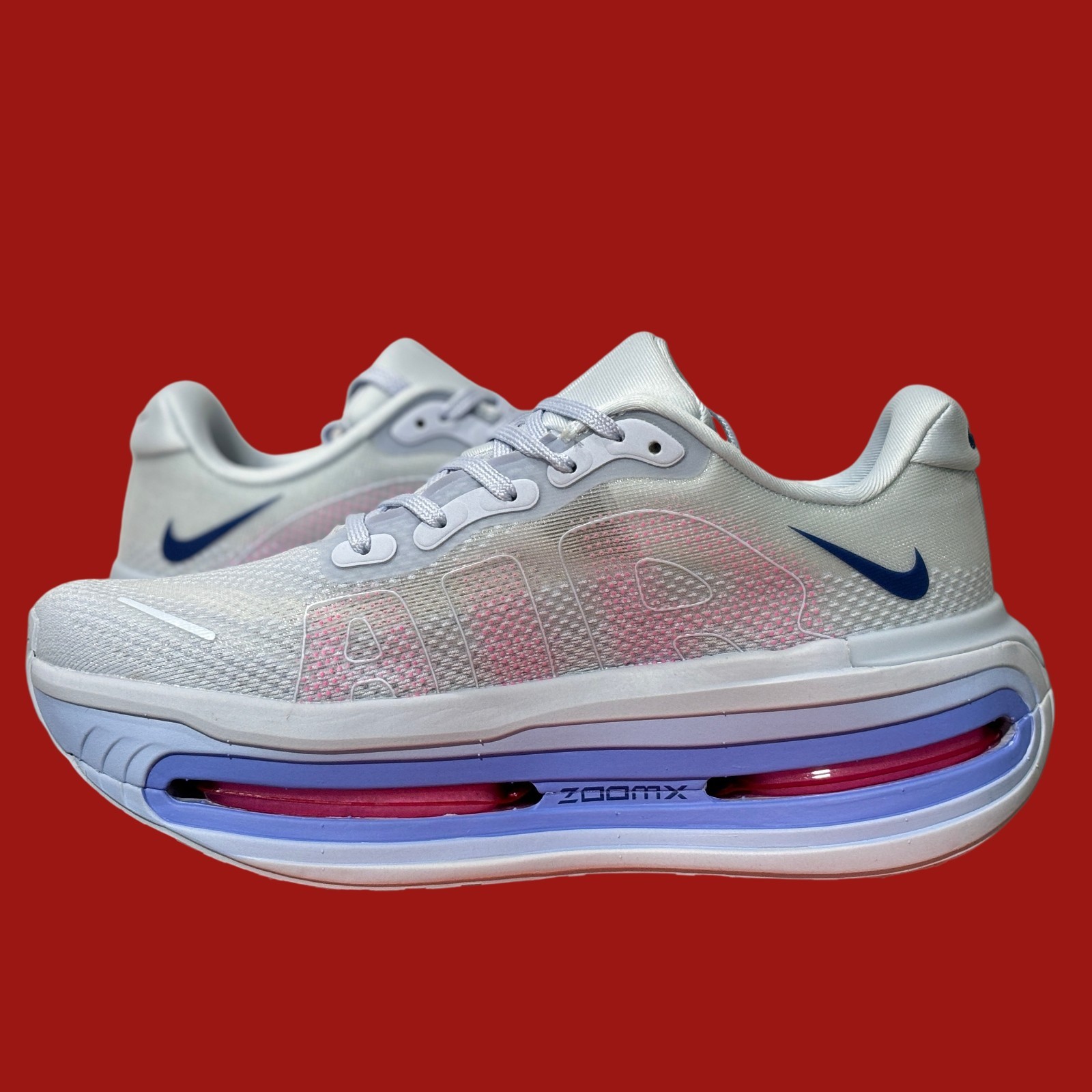 Nike Vomero Premium Sail Coconut Red and Blue HM5973-400 Running shoes