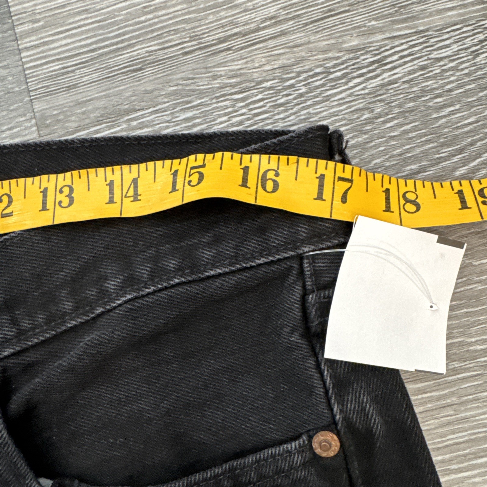 Levi’s 501 DT Denim Tears Mens Black Straight Leg Jeans 34×34 Button Fly Nice!!!