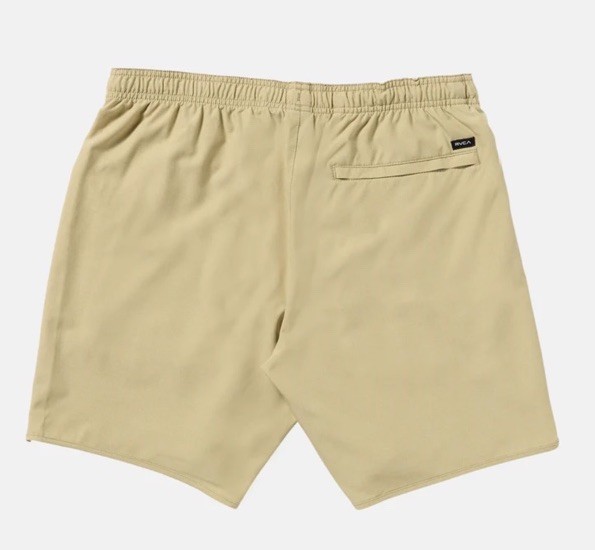 $60 RVCA Men’s Yogger Stretch 17 Shorts 8″ – Khaki Beige – XLarge -New Tag