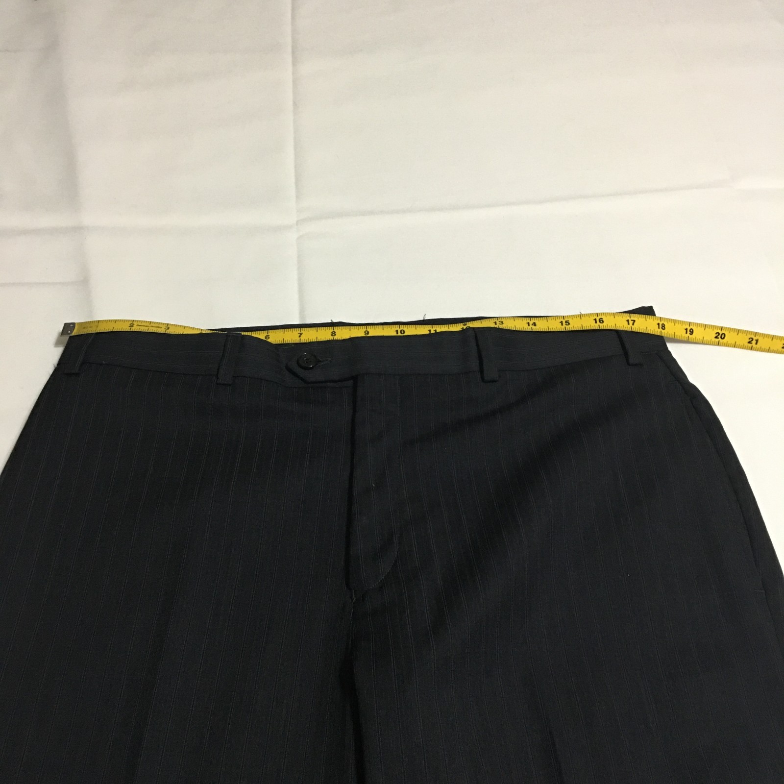 Lauren Ralph Lauren Wool 2pcs Suit Mens 44R Two Button Jacket Pants 36×29 Black