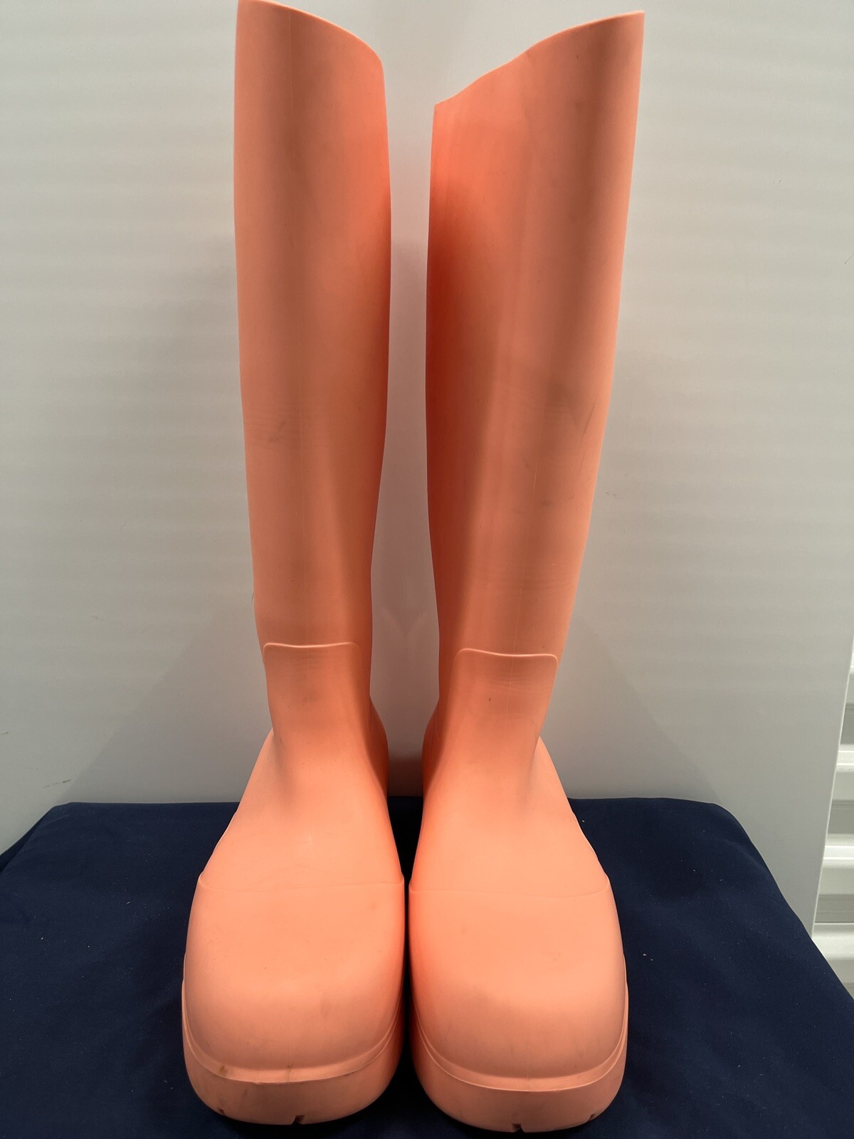 BOTTEGA VENETA Puddle Knee Boots Pink Women’s Size 41