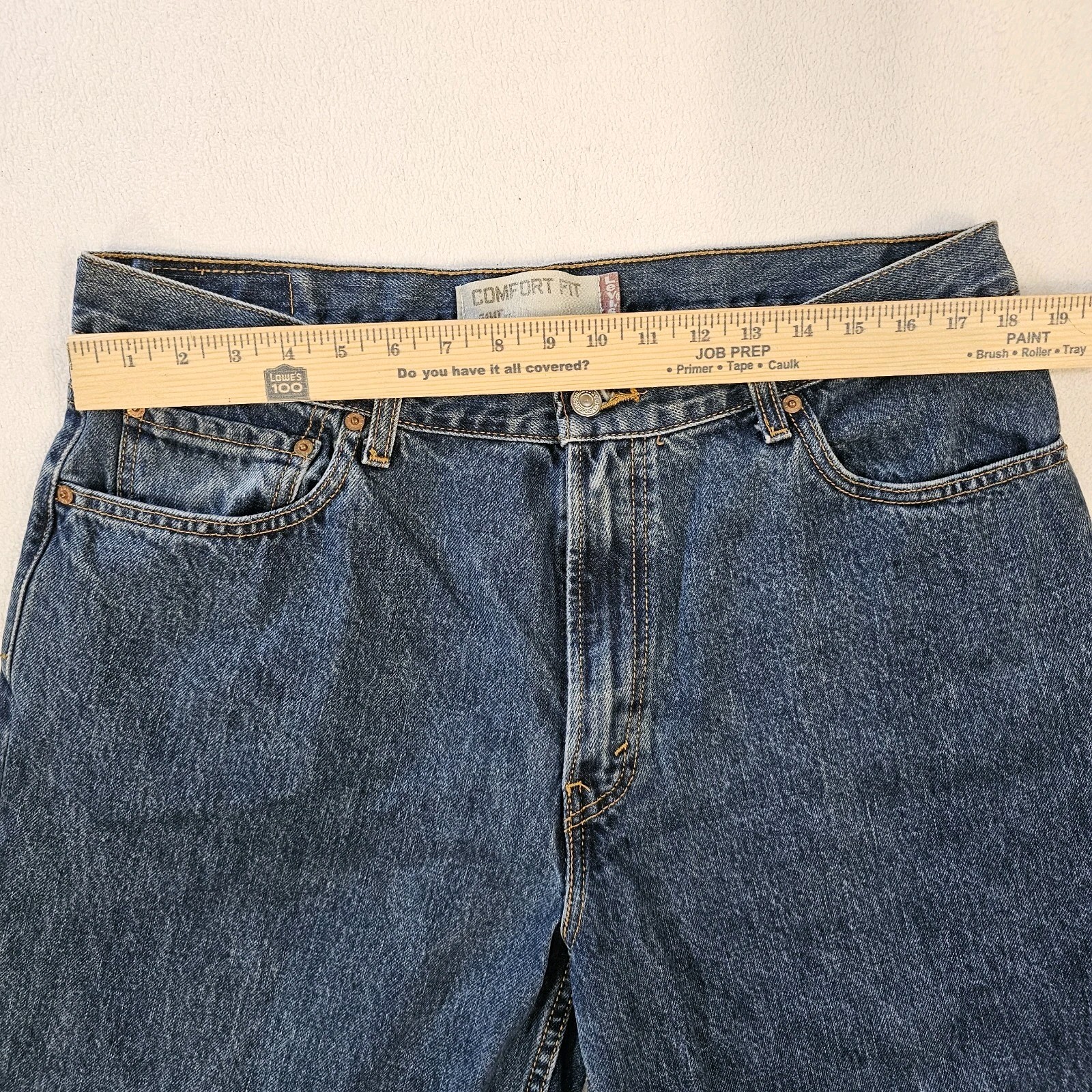 Vintage Levi’s 560 Jeans Mens 36×33 Comfort Fit Loose Tapered Dark Stonewash Y2K