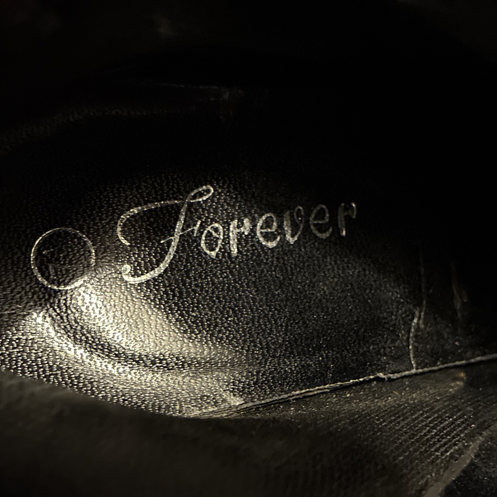 Forever Black Ankle Bootie Faux Suede Stiletto Almond Toe Side Zip Buckle
