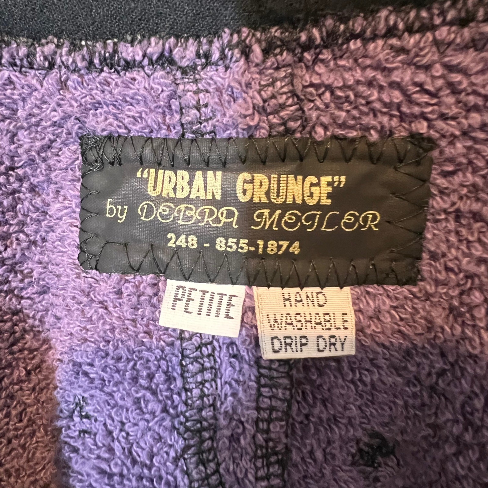 Patchwork Art To Wear Jacket Unique Colorful (LG) Handmade One Of A Kind Coat