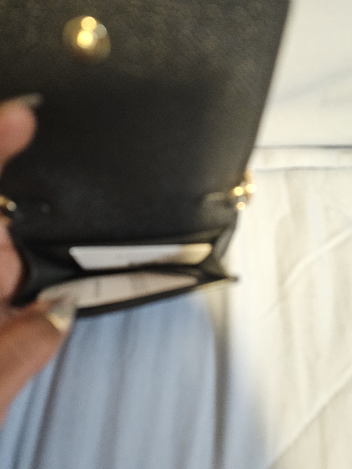Coach Mini Leather Wallet On a Chain – Black (C0059)