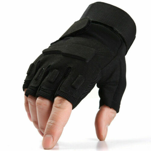 Fingerless Half-Finger Tactical Gloves Motorcycle Driving Gloves Riding Gloves