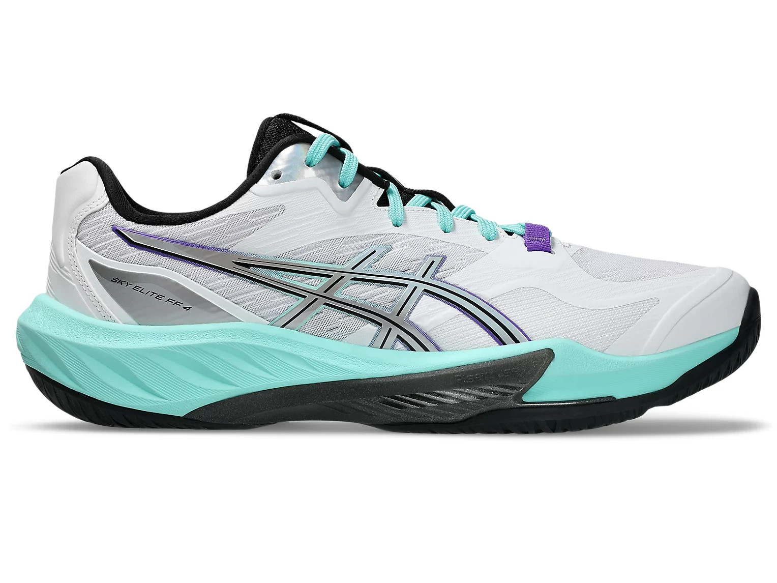 ASICS SKY ELITE FF 4 1051A100 100 White Radiant Amethyst Volleyball Shoes