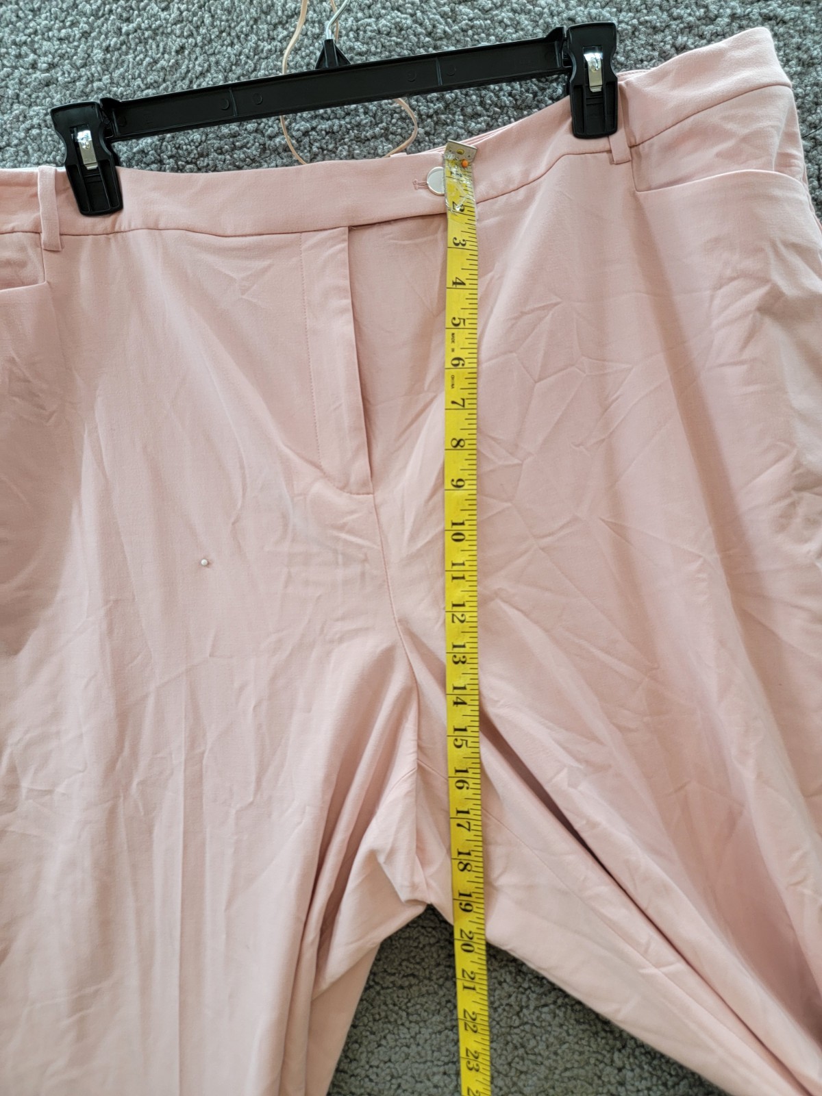 Calvin Klein Plus Size Novelty Modern Fit Pants Women’s 22W Pink Pepper Multi