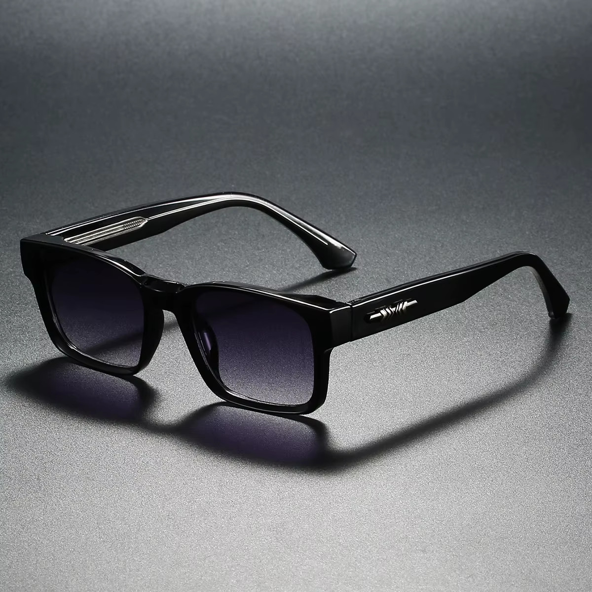 Quality Square Polarized Sunglasses Men Metal Core UV400 Unisex Sun Glasses Trav