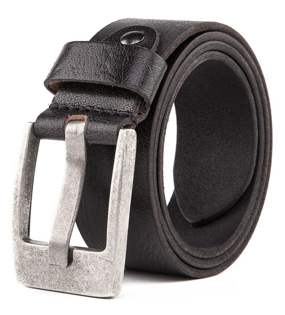 Belts for Men Genuine Leather Men’s Belt Casual Dress Jeans 1.5inch Wide